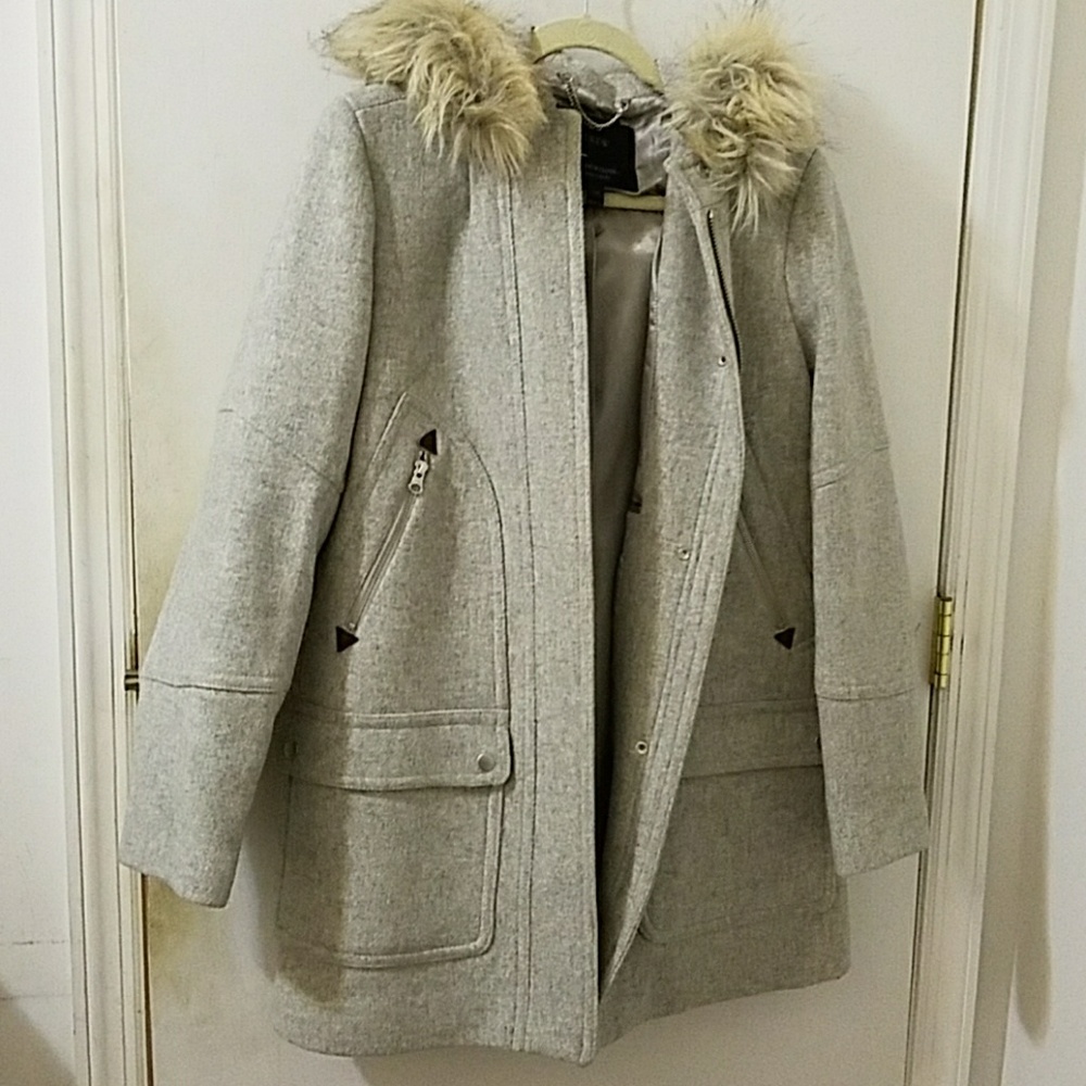 J.crew stadium cloth Heather grey cost size 12